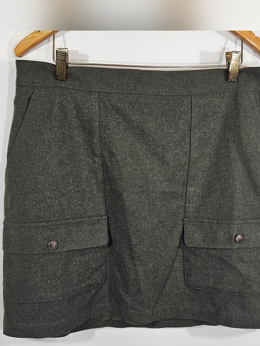 Madewell Italian Wool Blend Mini Skirt